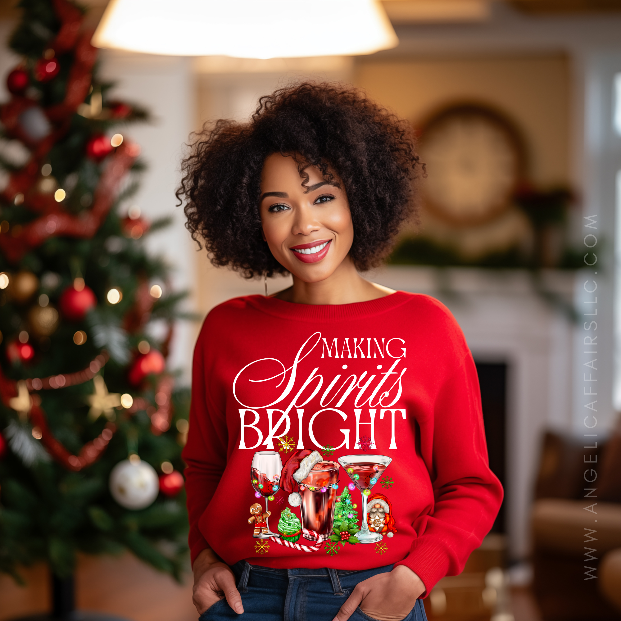"Making Spirits Bright" Sweatshirt