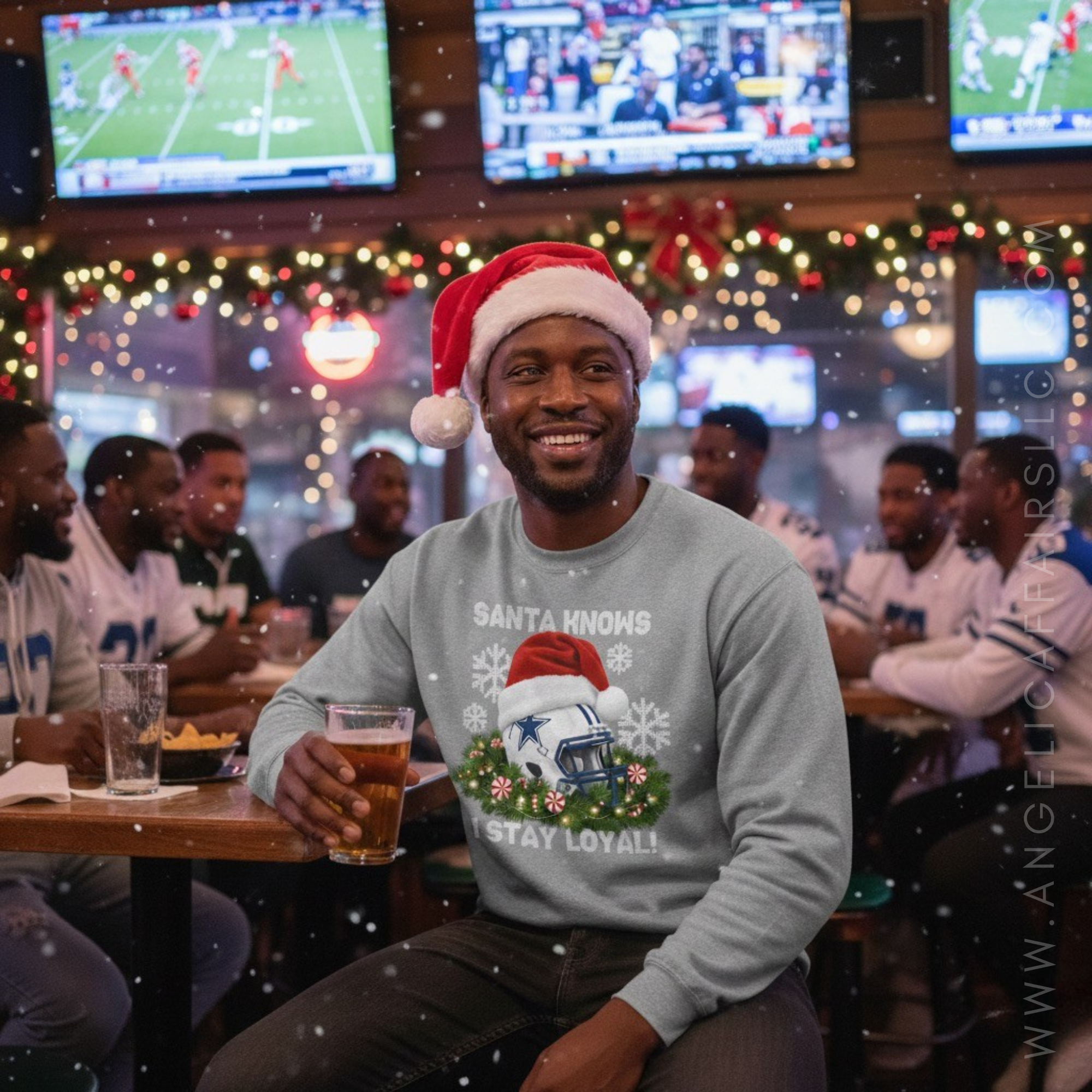 Football Santa Shirt