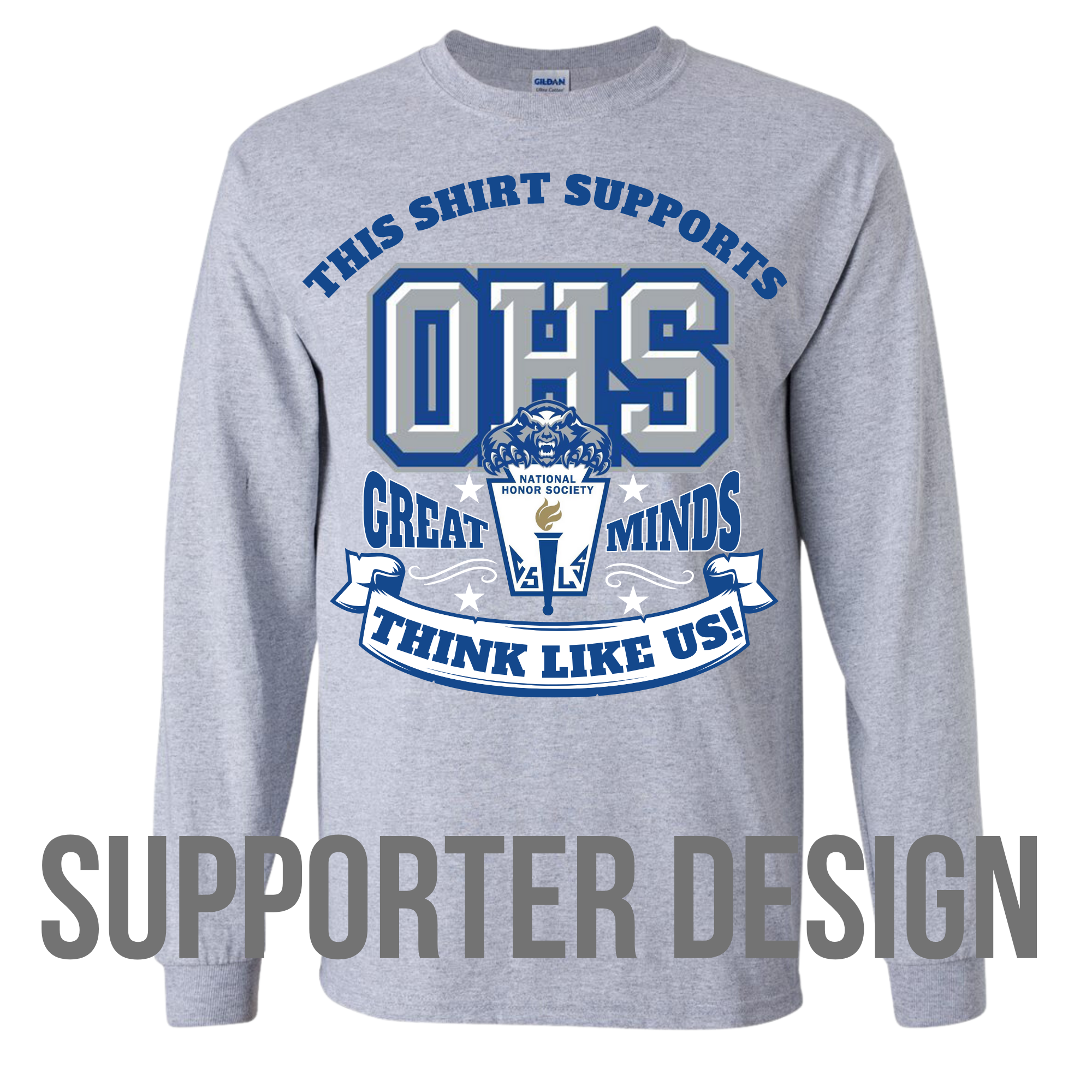 OHS "Great Minds" Fundraiser T-shirts