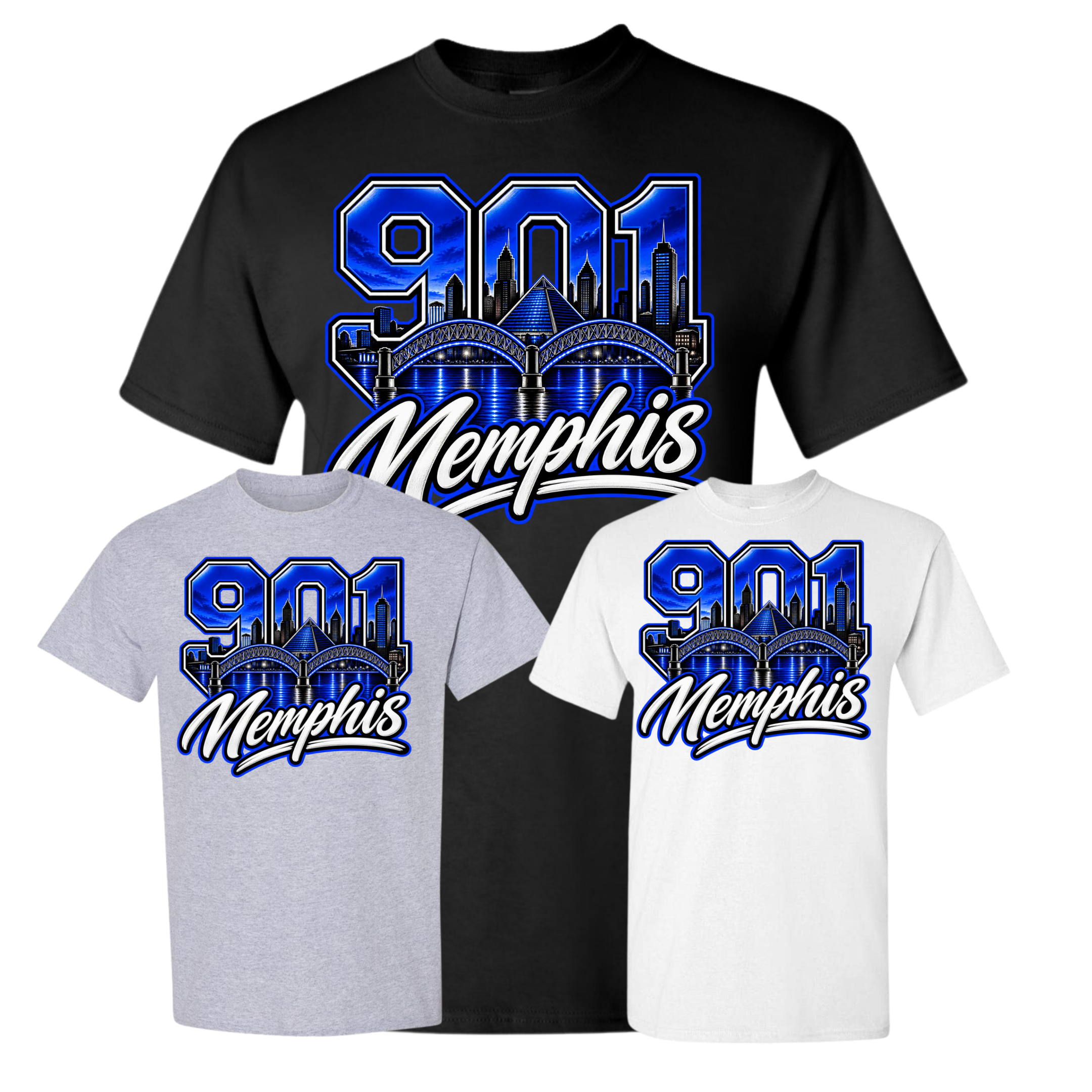 "901 Memphis" Tee