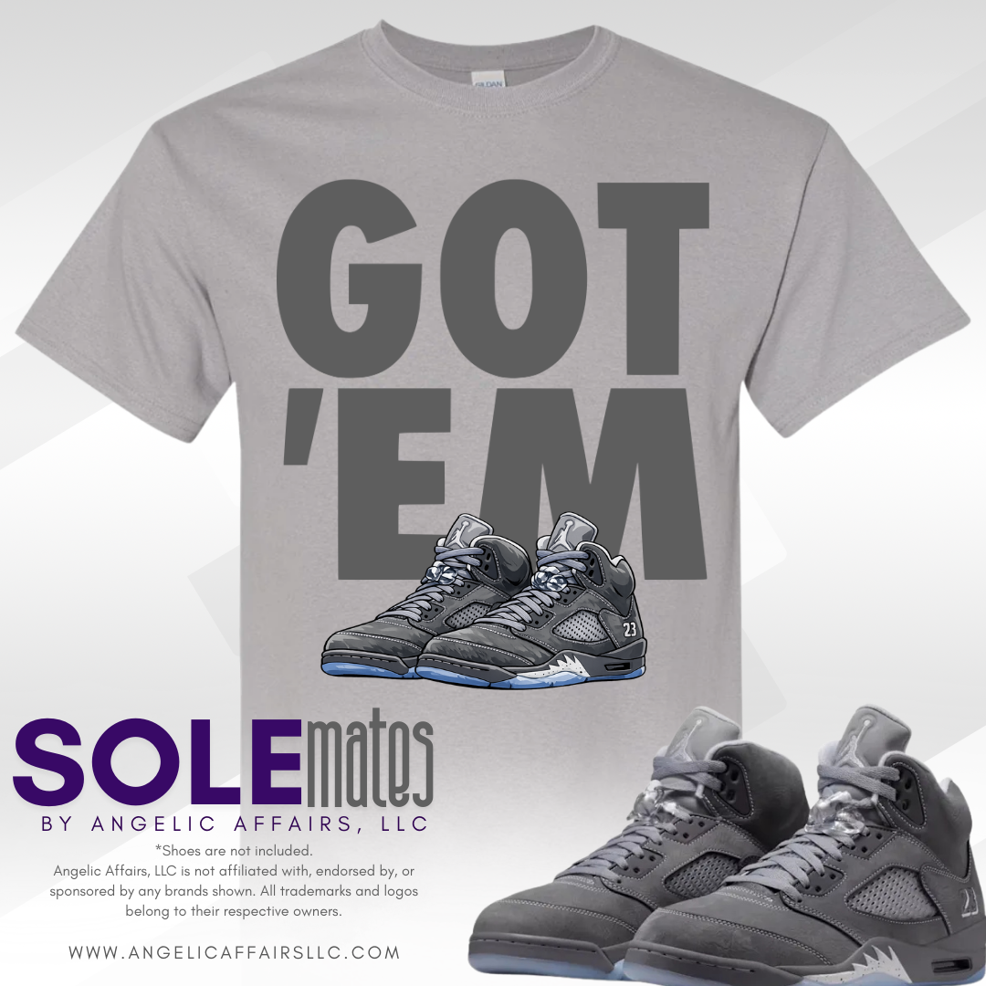AJ5 Wolf Grey "Got 'Em" Tee