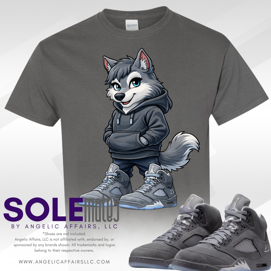 AJ5 "Wolf Grey" SoulMate Tee (Female)