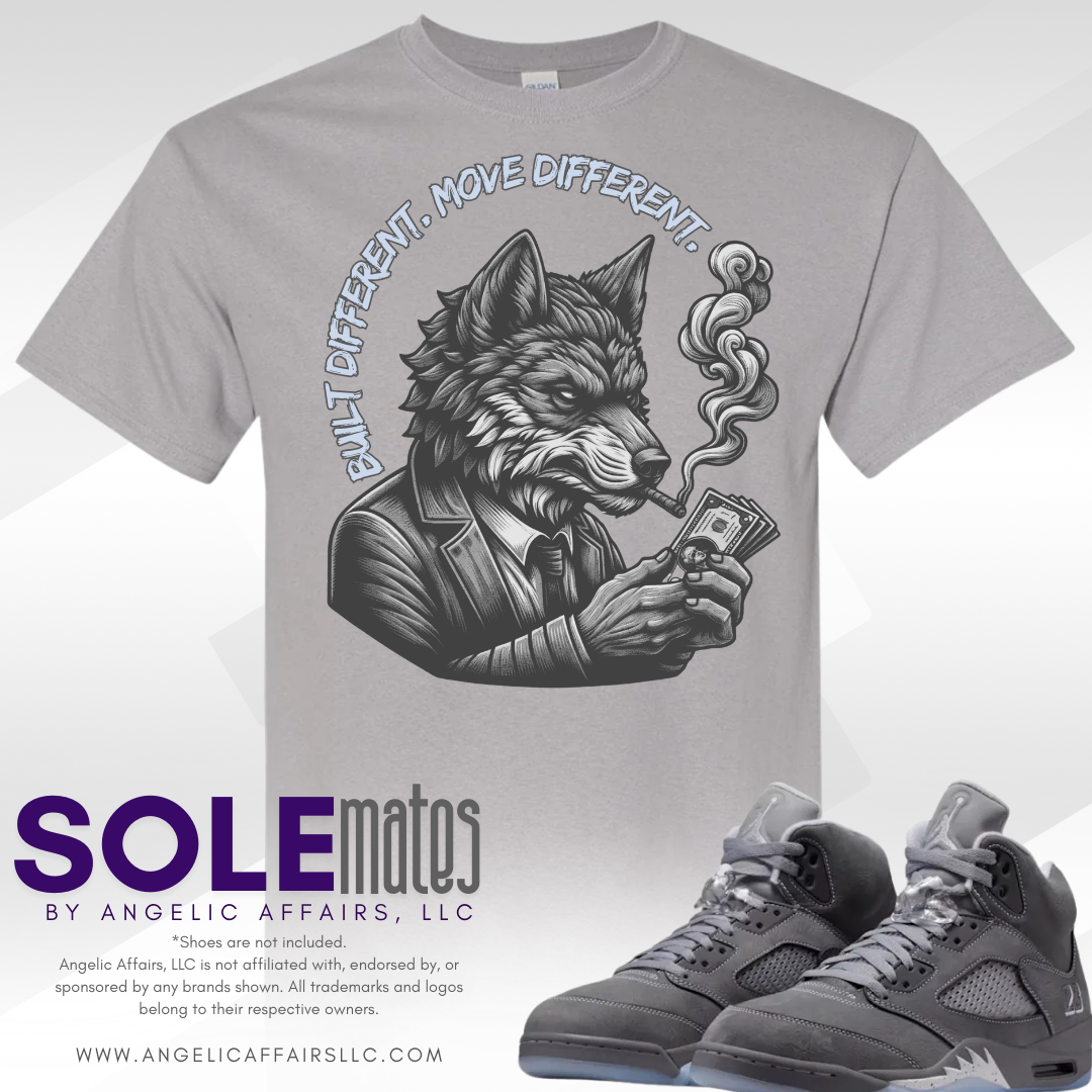 AJ5 Wolf Grey "Built Different"