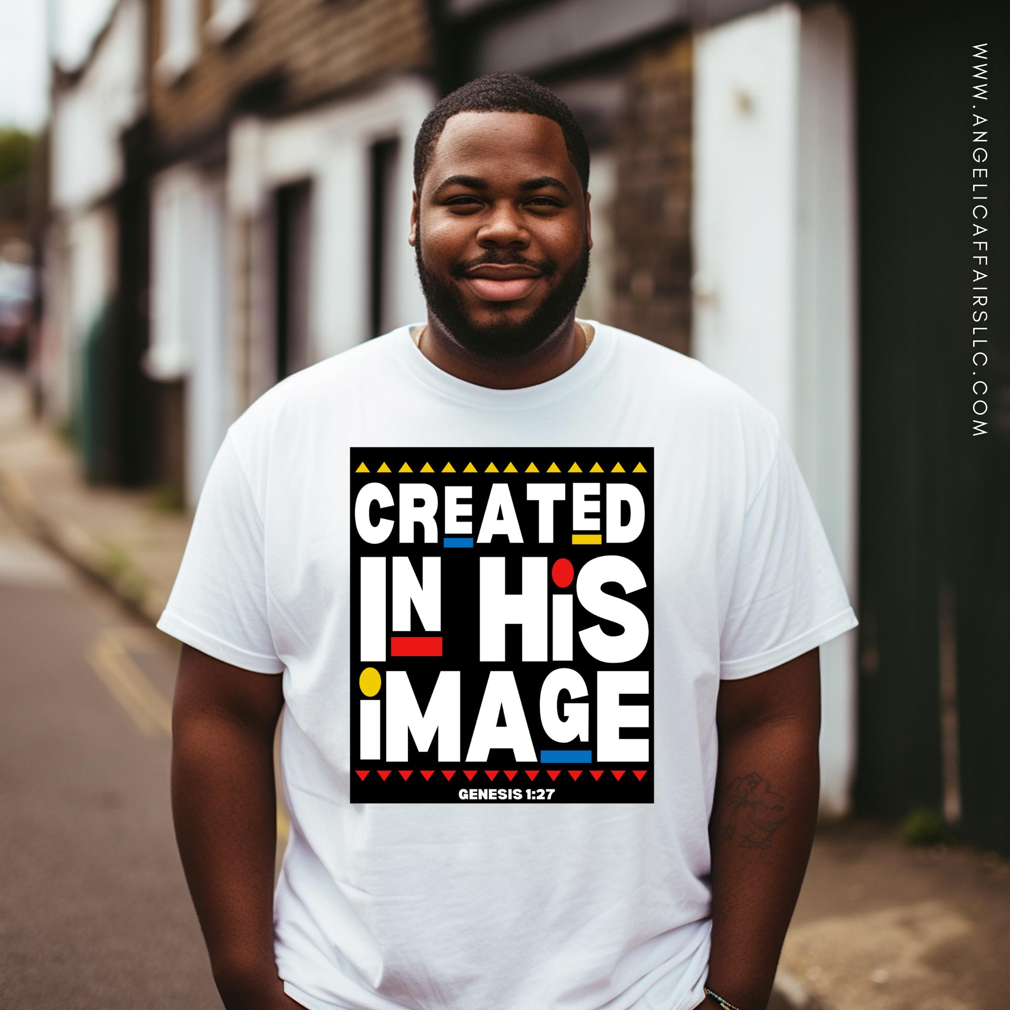 "Created in His Image" Tee