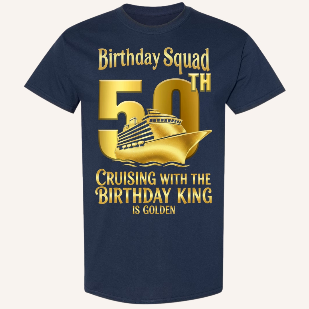 "Cruising is Golden" 50th Birthday Cruise Tee