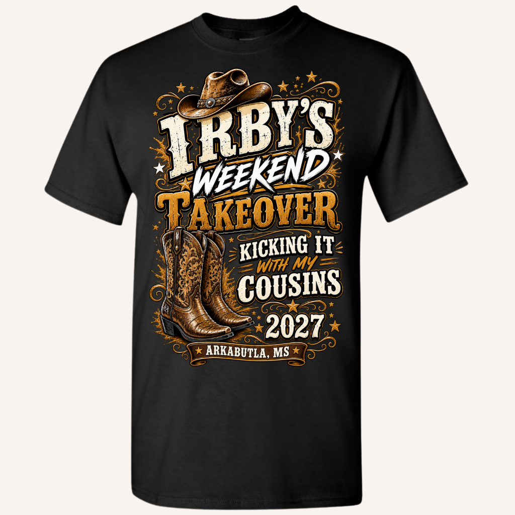 "Irby Weekend Takeover" T-shirts