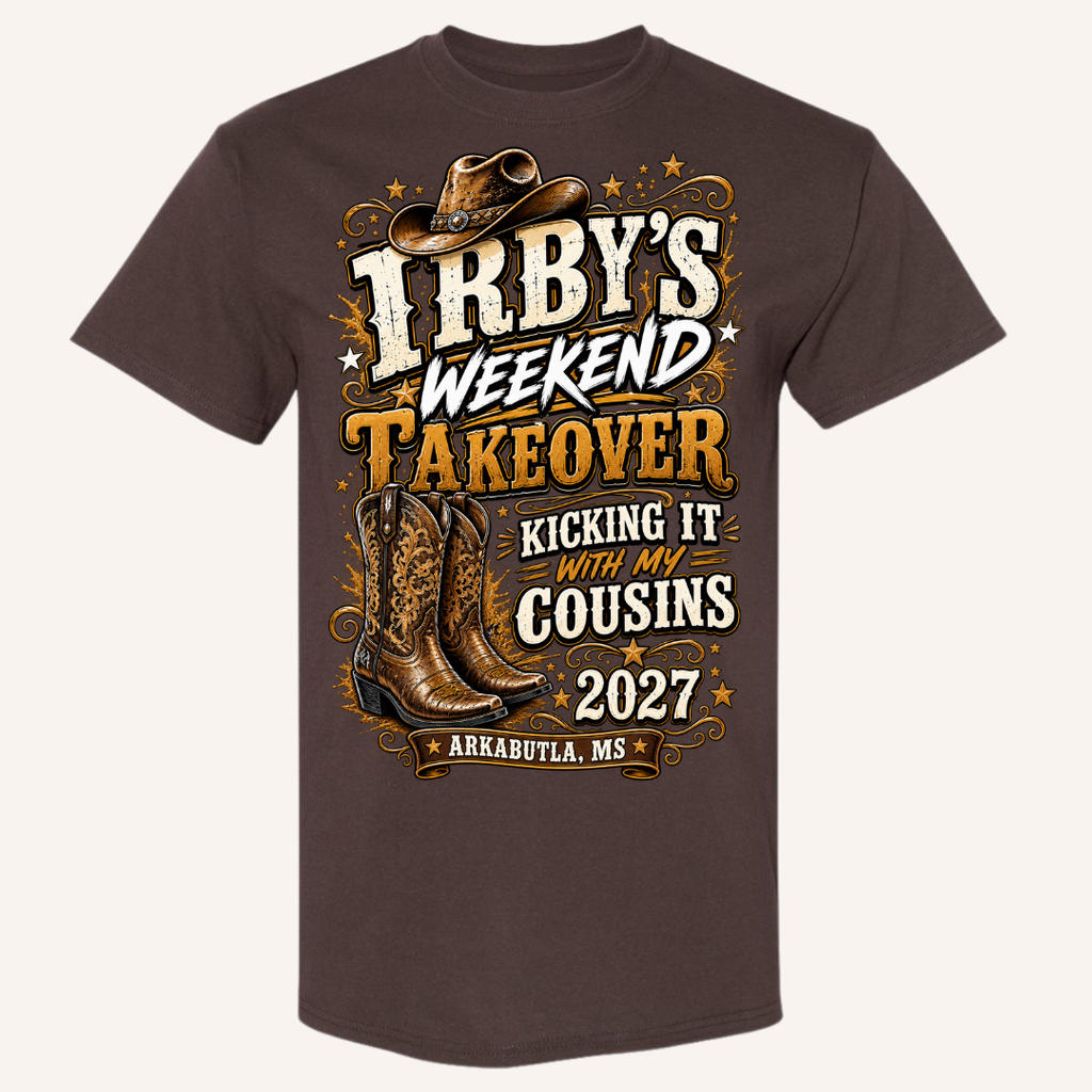 "Irby Weekend Takeover" T-shirts