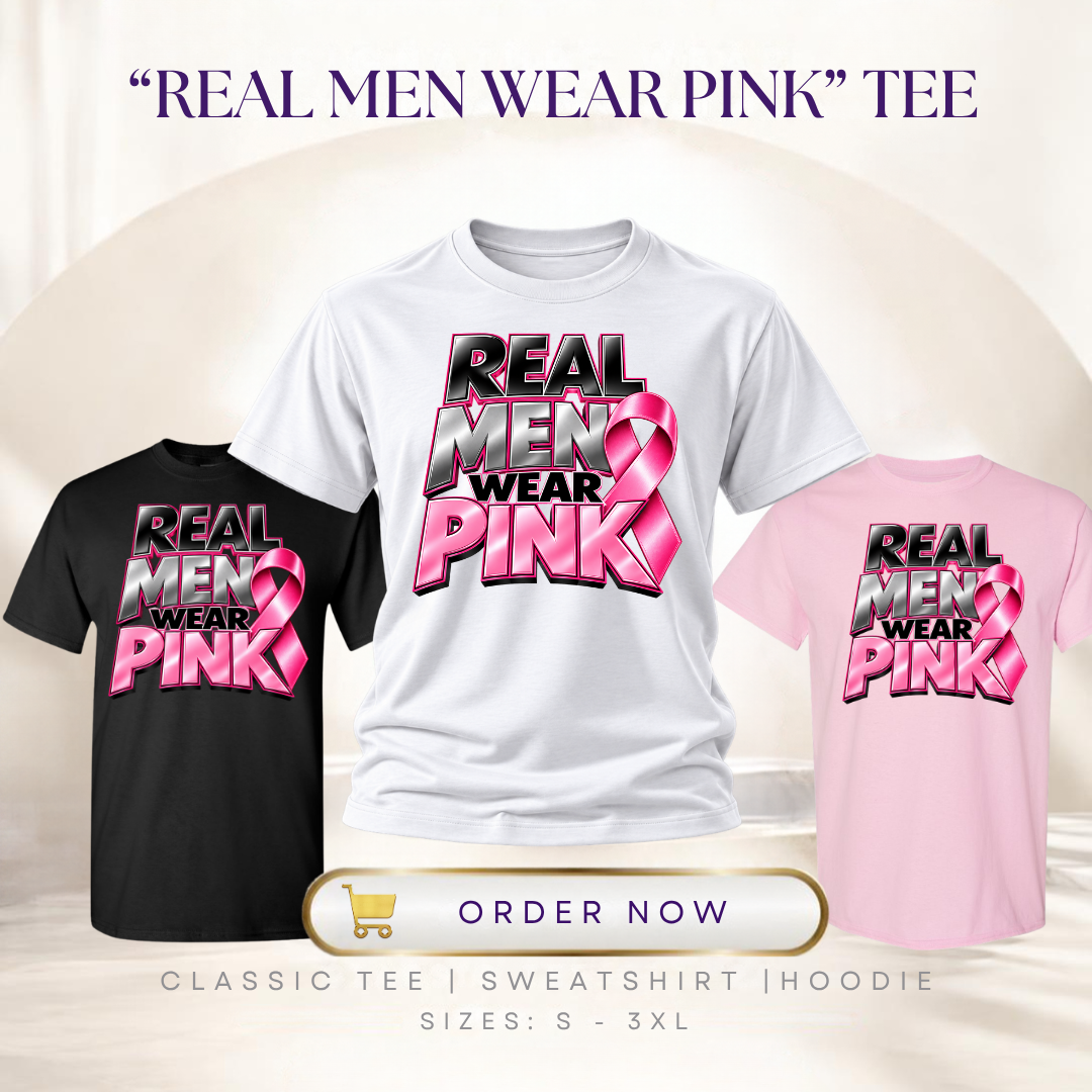 "Real Men Wear Pink" Tee