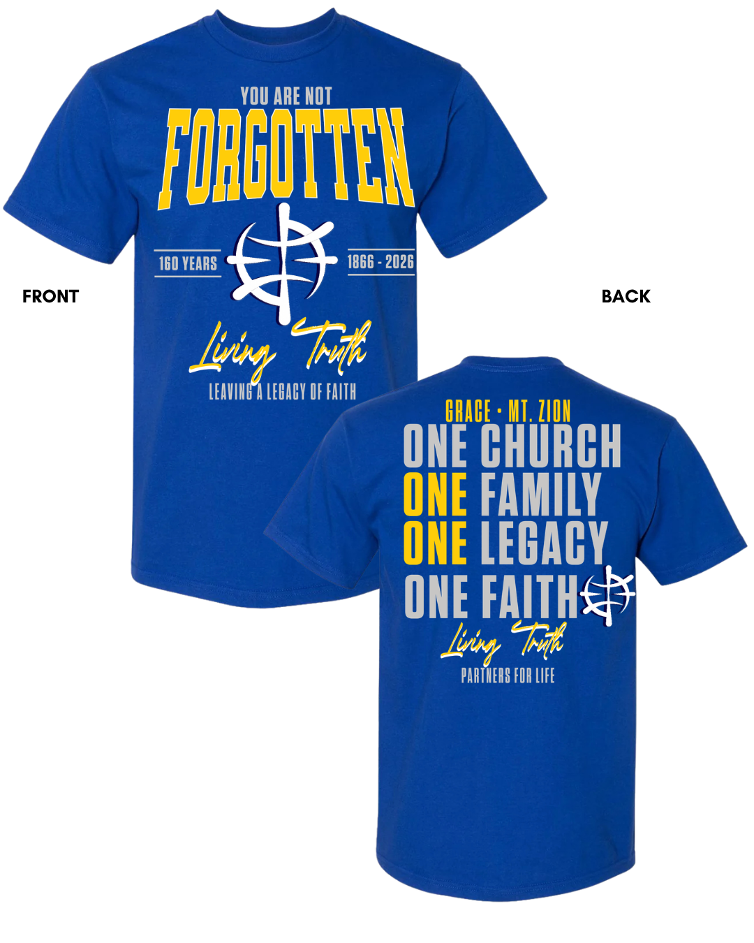 "You Are Not Forgotten" Royal Blue T-shirt