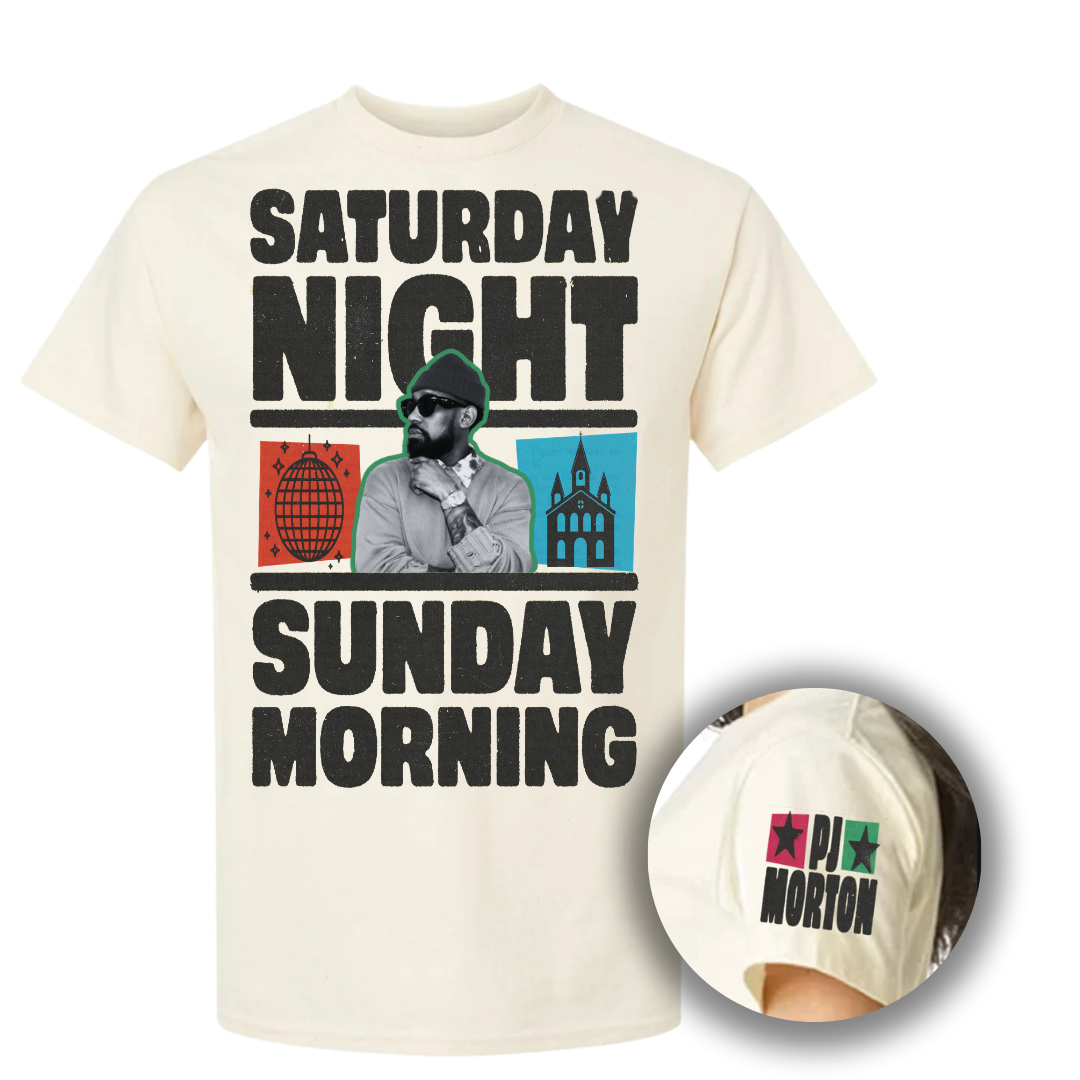 "Saturday Night Sunday Morning" Tee