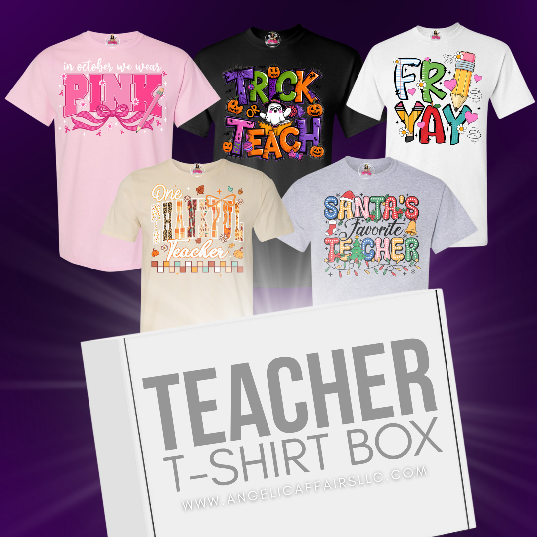 TEACHER T-SHIRT BOX